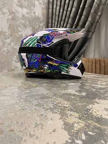 avtokreslo ucun baza: Motokross/dirt bike dəbilqəsi + eynək seti - Növ: Tam üzlü — 6