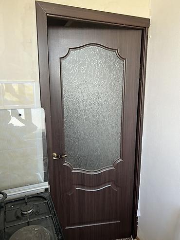 Оңдоп-түзөө жана курулуш: Ички эшик, Колдонулган, Айнек менен, Бир эшиктүү, Ачылма, түсү - Күрөң — 4