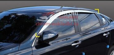 Аксессуары для авто: Ветровики на kia k5 9 б/у хромированный дефлектор на боковое окно