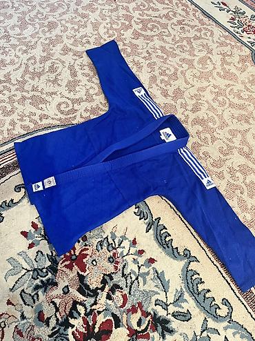 обычные часы: Мужской спортивный костюм, Adidas, Б/у, цвет - Синий — 4