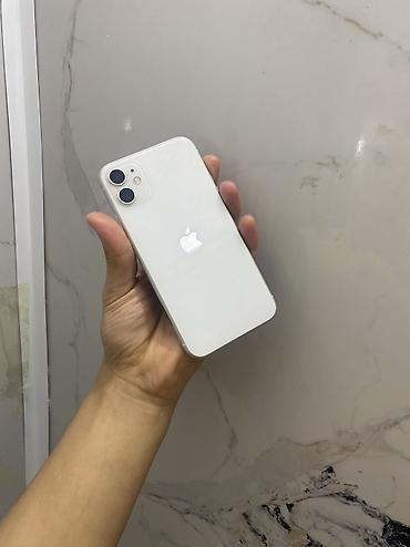 iphone 11 pro max osh: IPhone 11, Б/у, 64 ГБ, White Titanium, Кабель, 78 % — 1