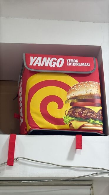 Гладильные доски: Yango “Yemək Çatdırılması” termo çantası - Ölçü: böyük həcmli, qida