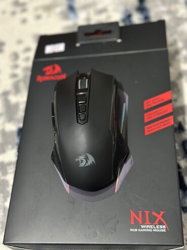 Компьютерные мышки: Продаю мышку Мышь беспроводная Redragon Nix M914-RGB Wired+2.4G+BT BT