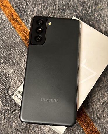 Уюлдук телефондор жана аксессуарлар: Только обмен, Samsung S21 5G 256 гб, Все работает, отпечатки пальца — 1