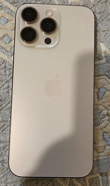 iphone adaptir: IPhone 16 Pro Max, 512 GB, Desert Titanium, Barmaq izi, Simsiz şarj, Face ID — 7