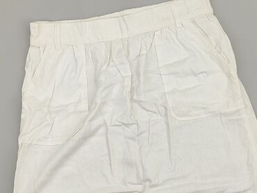 biała zwiewna spódnice: Skirt, Papaya, 2XL (EU 44), condition - Very good