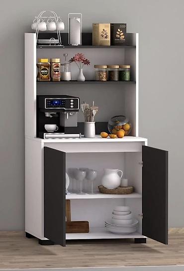 balkon skaf: Mətbəx üçün çoxfunksiyalı şkaf – rəfli və qapılı model - Ölçülər — 2