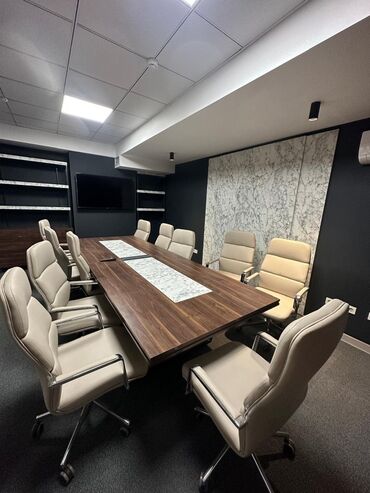 стол офисный для руководителя: Комплект офисной мебели, Металл, цвет - Серый