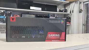 Техника и электроника: JEDEL K517 Gaming Backlighting Keyboard - Rəngli (Rainbow) işıqlanma — 1