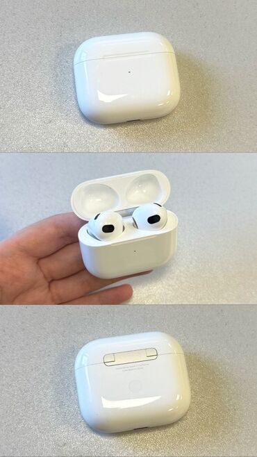 airpods 3 premium: Вкладыши, Apple, Б/у, Беспроводные (Bluetooth), Классические