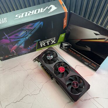 Видеокарты: Видеокарта, Б/у, Gigabyte, GeForce RTX, 12 ГБ, Для ПК