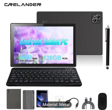 Kompüter ehtiyyat hissələri: CRELANDER T30 PRO 10.1" Android Tablet PC Xüsusiyyətlər: - Ekran
