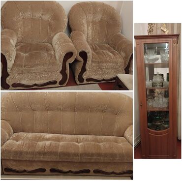 sumqayit mebel evi: Divan+ 2kreslo+qorka.qiymet hamisi 60 man. unvan