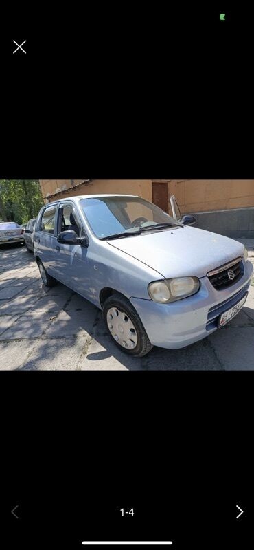 полировщик авто: Автомобиль Suzuki Alto светло-голубого цвета, представленный в кузове