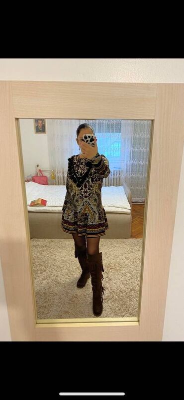 Haljine: PS Fashion M, bоја - Braon, Dugih rukava — 8