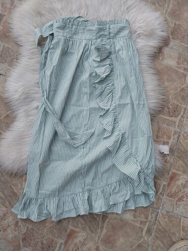suknje na preklop prodaja: XS (EU 34), Midi, bоја - Svetloplava