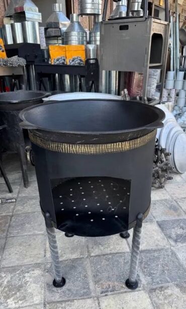 медный казан: Арендага берилет Казан с металлической печью-подставкой для