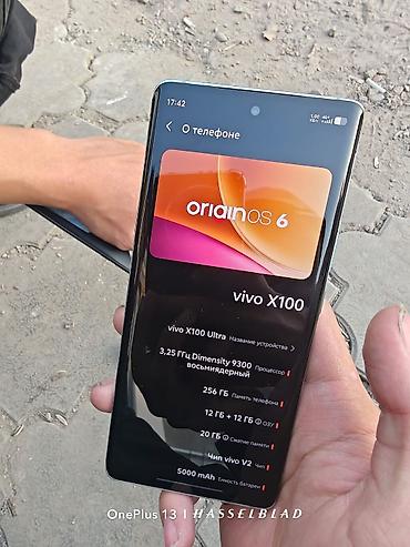 note 7: Vivo X100, Б/у, 256 ГБ, цвет - Синий, 1 SIM — 5