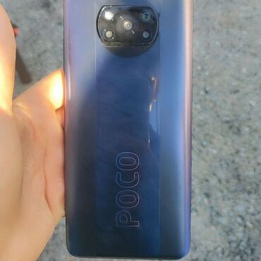 поко х3 nfc: Poco X3 NFC, Колдонулган, 128 ГБ, түсү - Көк, 2 SIM