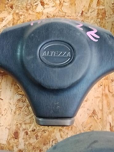 Подушка безопасности (airbag) водительская для руля Toyota Altezza. -