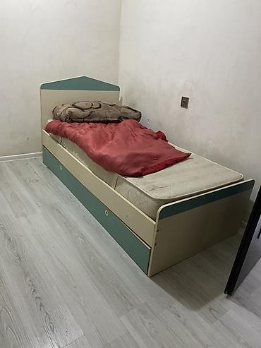 Çarpayılar: Məhsul: 2 ədəd tək nəfərlik çarpayı - Model 1: MDF/Laminate korpuslu — 1
