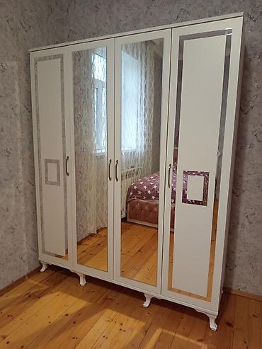 Yeni, 4 qapılı, Güzgülü, Ağ, Açılan, Düz dolab lalafo.az -da — 1 Yeni, 4 qapılı, Güzgülü, Ağ, Açılan, Düz dolab — 1