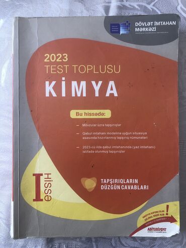 Kimya test toplusu 2023 cü il