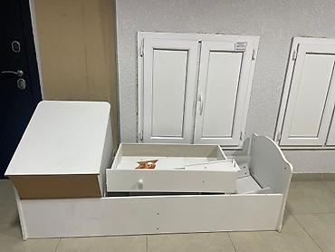 шикаф бу: Продается детская кровать со шкафом, без матраса — 1