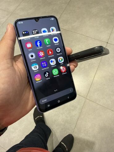 Samsung: Samsung Galaxy A34, 128 GB, rəng - Bənövşəyi, Barmaq izi — 8