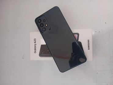 телефон флай 246: Samsung Galaxy A23, 64 ГБ, цвет - Черный, Отпечаток пальца, Face ID