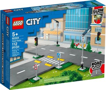 Игрушки: Lego City 🏙️ 60304 Дорожные плиты🩶 рекомендованный возраст 5+,112