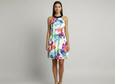 sukienka w paski na wesele: Women`s dress, size S