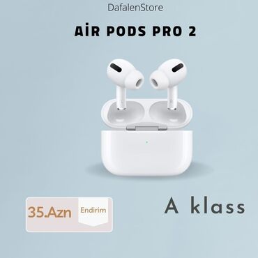 blutuzlu nausnikler qiymetleri: 🎧 AirPods Pro2 A class 🎧 Kompaniya davam edir: Satışda 18 AZN-DƏN