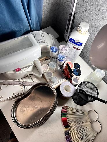 Инструменты и тележки для инструментов: Большой набор для маникюра и дизайна ногтей (кабинетная работа) — 1