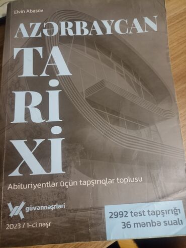 anar isayev ümumi tarix 2024 2025: Güvən azerbaycan tarixi kitab yaxsi vəziyətdədir 2 dəfə ustunə su