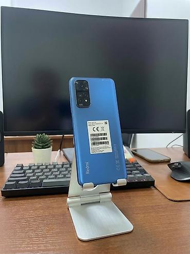 редми ноте11: Redmi, Redmi Note 11, Б/у, 128 ГБ, цвет - Синий, 2 SIM — 2