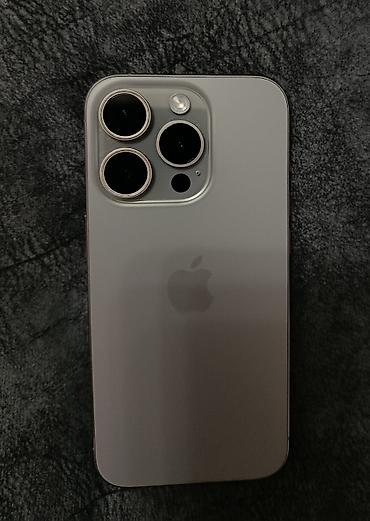 iphone 10plus: IPhone 15 Pro, Б/у, 256 ГБ, Natural Titanium, Коробка, 83 % — 1