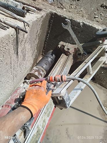 Beton işləri: Beton kəsimi və deşmə xidməti - Diamant diskli divar kəsimi: monolit — 6