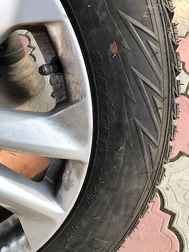 Транспорт: Зимняя шина Nexen Winguard (на направленном протекторе, указана — 1