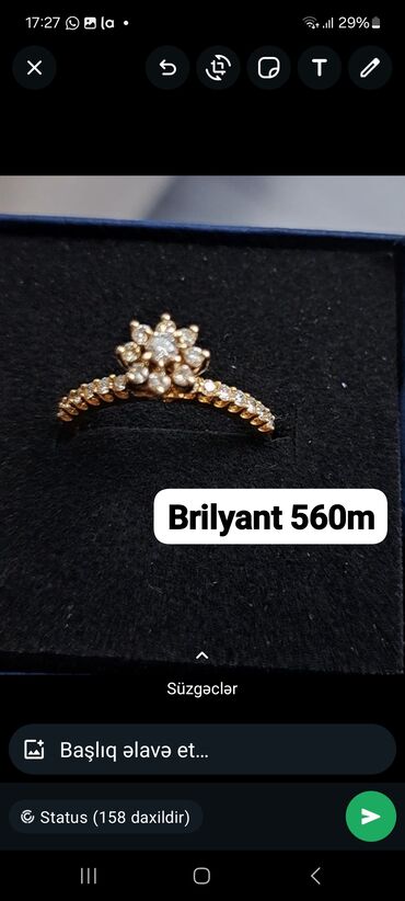 ağ qızılın probu: Sırğa, Cartier, Sarı qızıl, 585 Əyar, Ünvandan götürmə