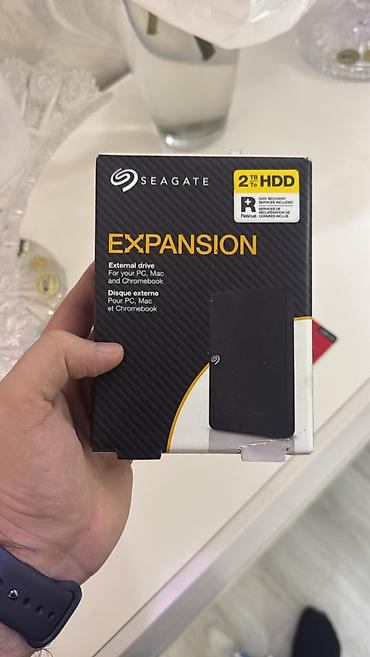 masaj səyyar: Seagate Expansion Xarici Sərt Disk – 2 TB HDD - Tutum: 2 TB - Növ — 1