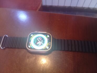 Smart saatlar: Ağıllı saat – kvadrat formalı metal korpus, kənarda qoruyucu çərçivə — 4