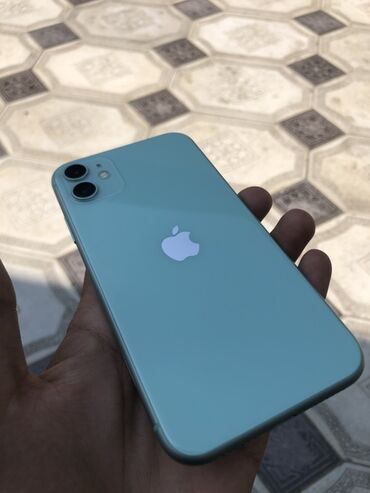 Kompüter, noutbuk və planşetlər: IPhone 11, 64 GB, Yaşıl, Face ID