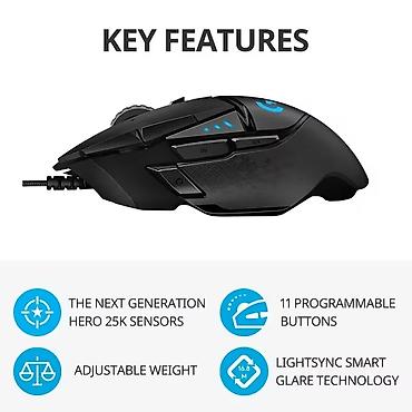 yeni hub: Logitech G502 HERO Gaming Mouse 🔹 Vəziyyət: Tam yeni, istifadə — 6