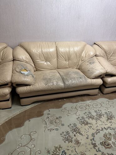 деревянный диван: Б/у