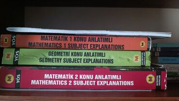 Kitablar, jurnallar, CD, DVD: Math;Geo;Math 2 Metropol təzə kimidi.Uyğun qiymətə verilir
