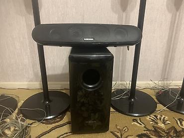 Audio: Samsung ev kinoteatrı akustik sistemi Komplekt: - 4 ədəd hündür — 1
