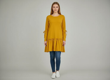 sukienki komunijne boho: Tunika damska, rozmiar L