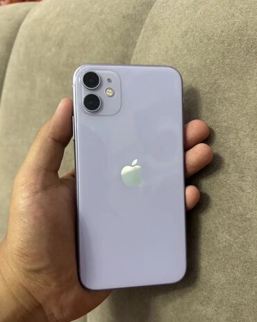 телефоны apple: IPhone 11, Б/у, 64 ГБ, Зарядное устройство, Чехол