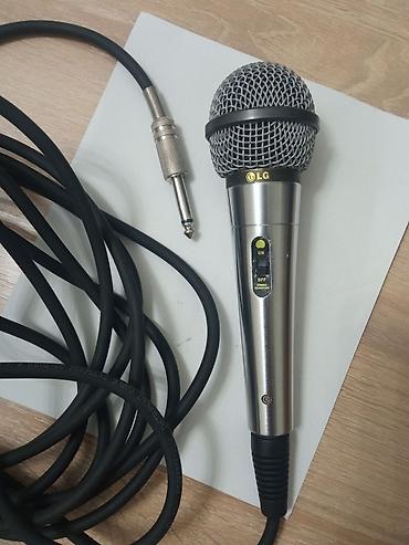braun is 3041: LG simli dinamik mikrofon - Brend: LG - Növ: simli əl mikrofonu - — 1